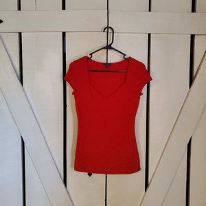 Express Red Blouse - S